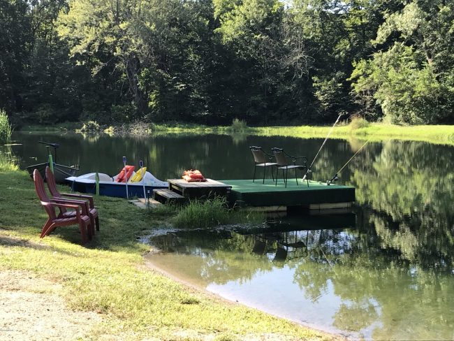 Camping at South Sand Lake in Hillsdale, Michigan Camping at South Sand Lake in Hillsdale, Michigan
