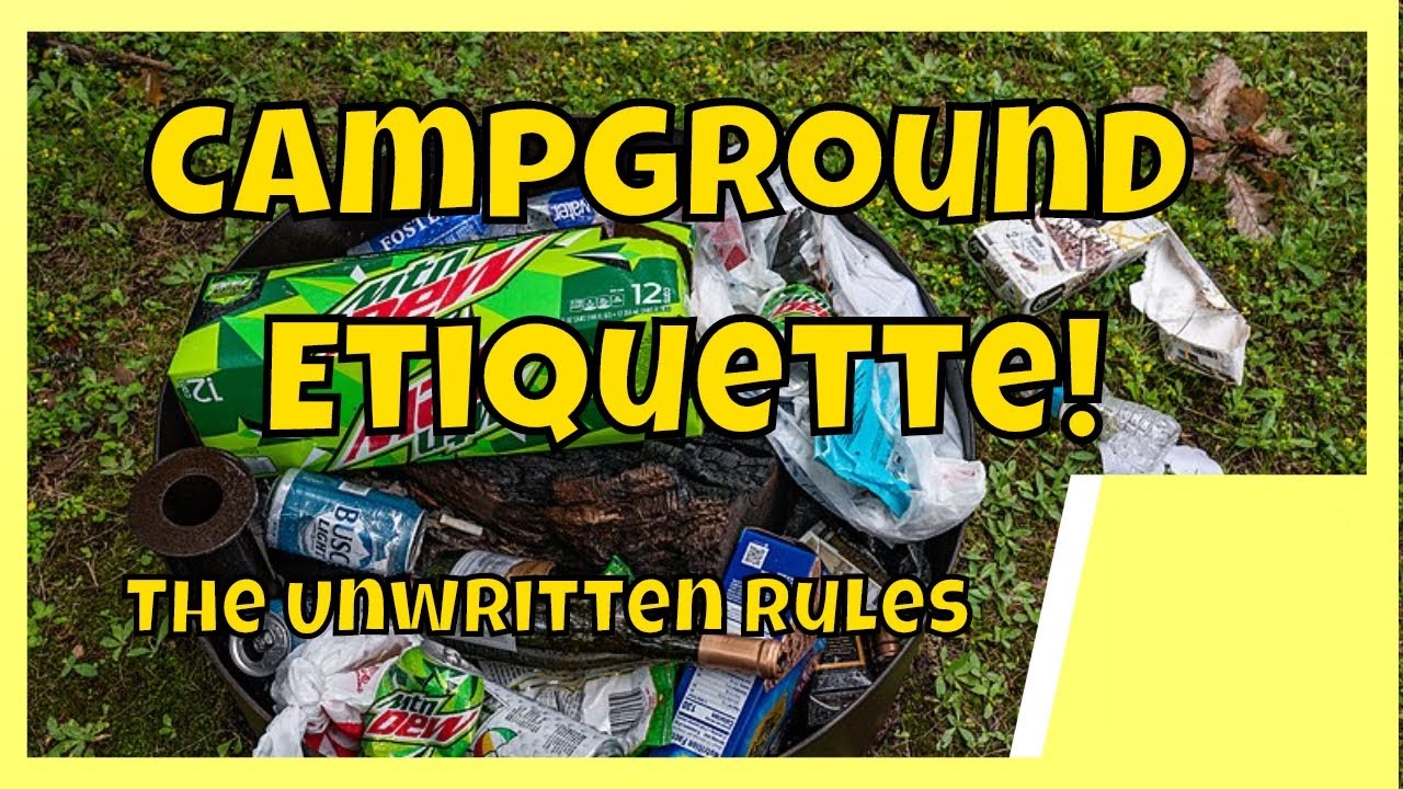 Campground Etiquette