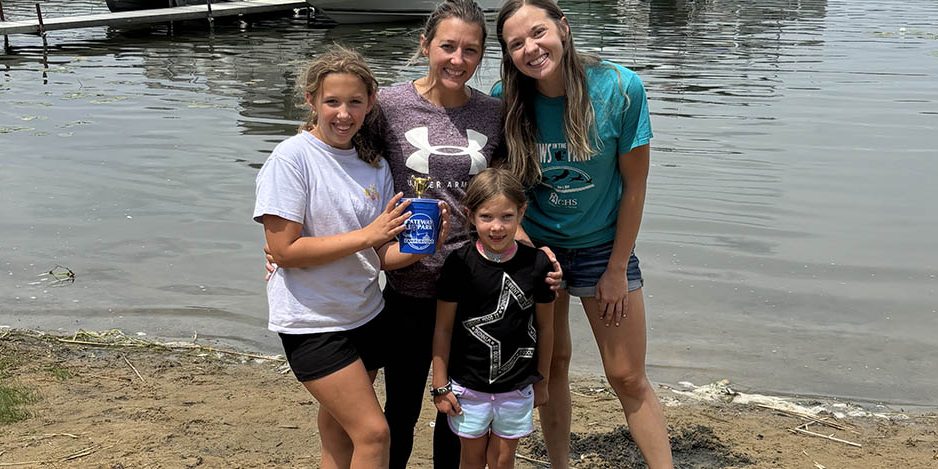 The lake at Gateway Park Campground in Hillsdale MI The lake at Gateway Park Campground in Hillsdale MI