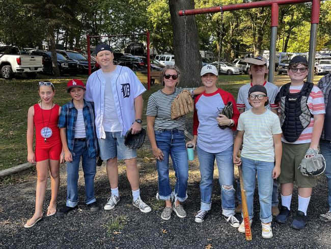 Spring Camping in the Irish Hills of Michigan Family camping in the Irish Hills of Michigan during spring