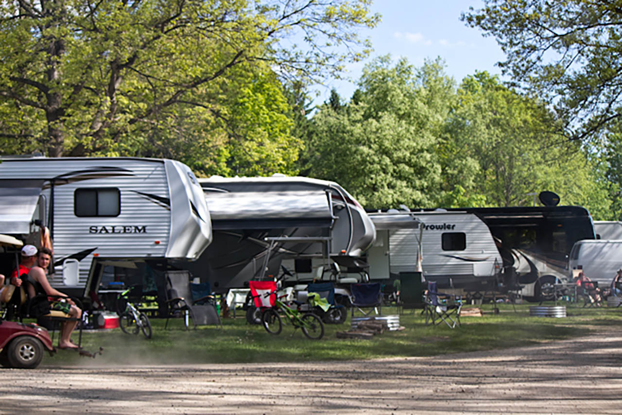 Campground opening for spring at Gateway Park Campground in Hillsdale MI